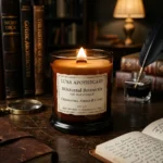 Apothecary Botanical & Library Soy Candle by Pierre-Joseph Redouté