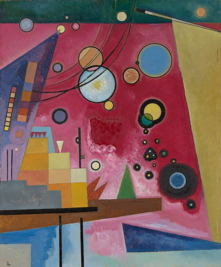 Schweres Rot (Heavy Red) by Wassily Kandinsky Lifestyle View