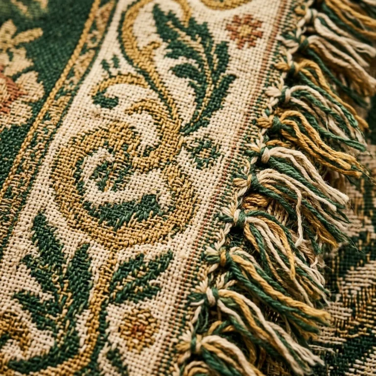 Jacquard Floral Wall Tapestry by Pierre-Joseph Redouté Lifestyle View